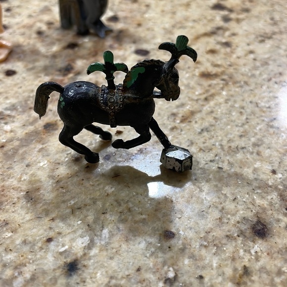 Vintage Rare Circus lot plastic made in hong kong horse seal strong man clown - Picture 5 of 8